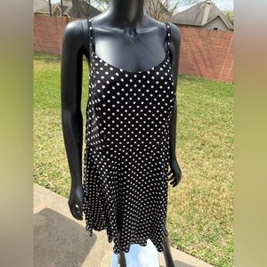 Forever 21 Black and White Polka Dot knee length Dress